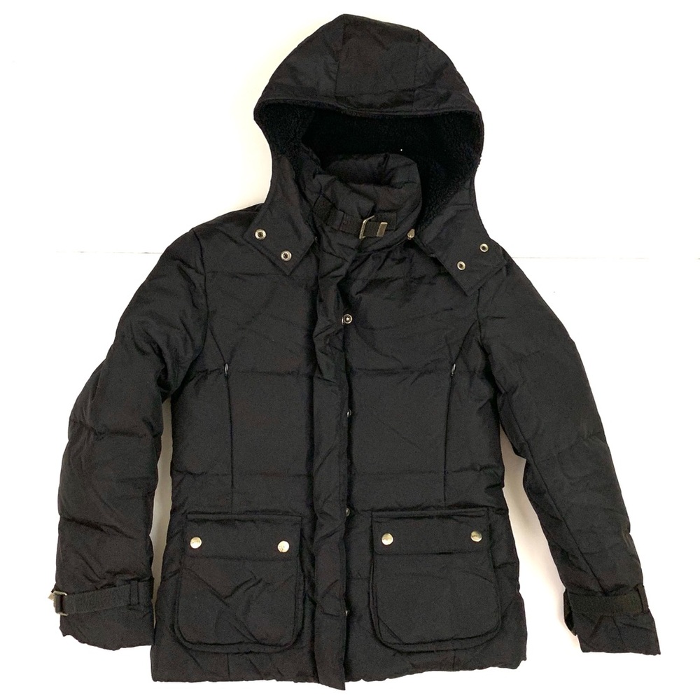 Guess Winter Hooded Jacket Black XS
